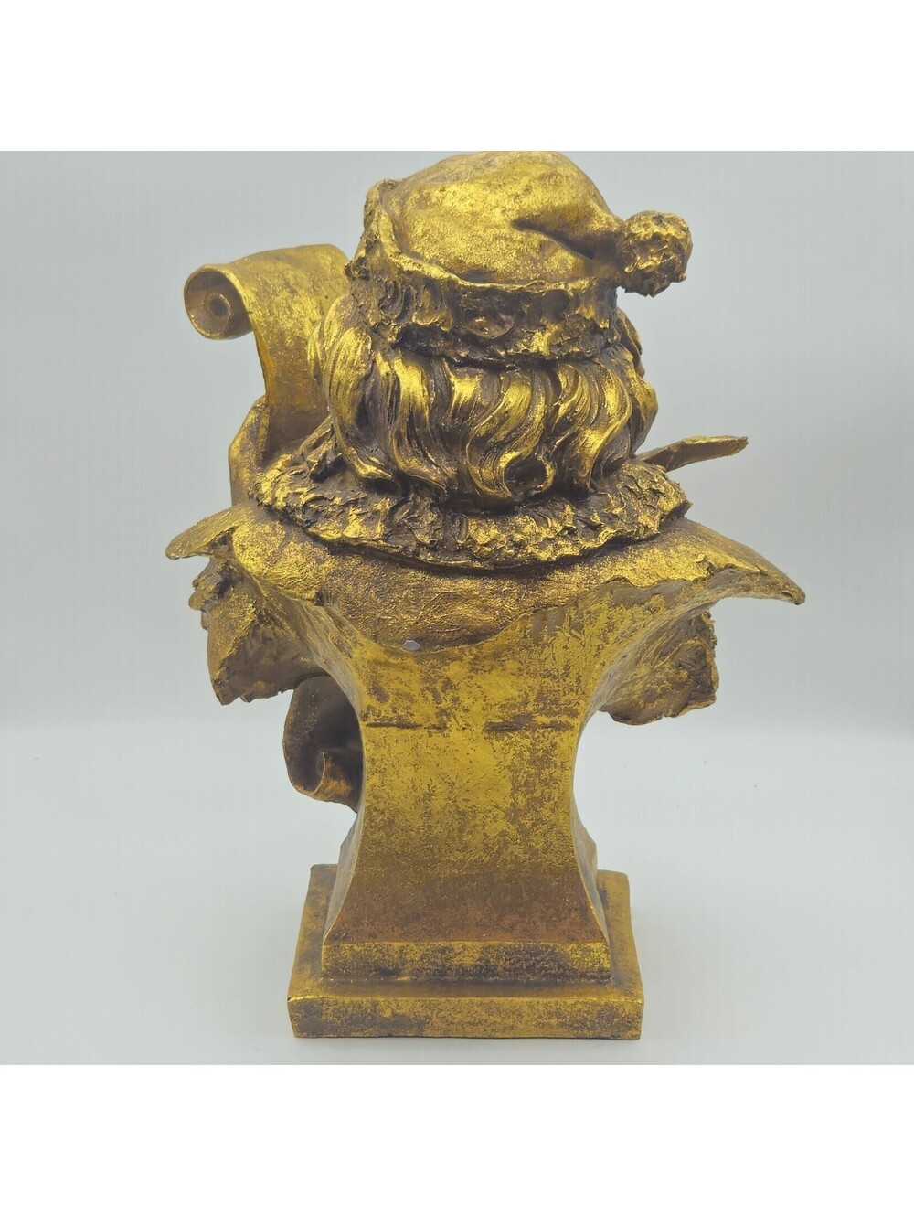 2007 Robert Stanley Gold Leaf Santa Bust 16.25"x12" - Picture 6 of 9